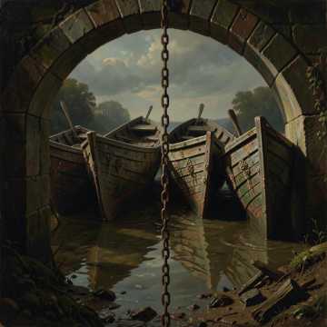 Les barques inclinées