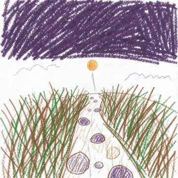 Le sentier avant l'ombre