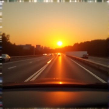 Sortie 12, le soleil de face