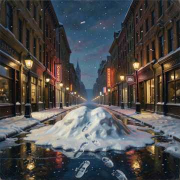 Neon And Snow