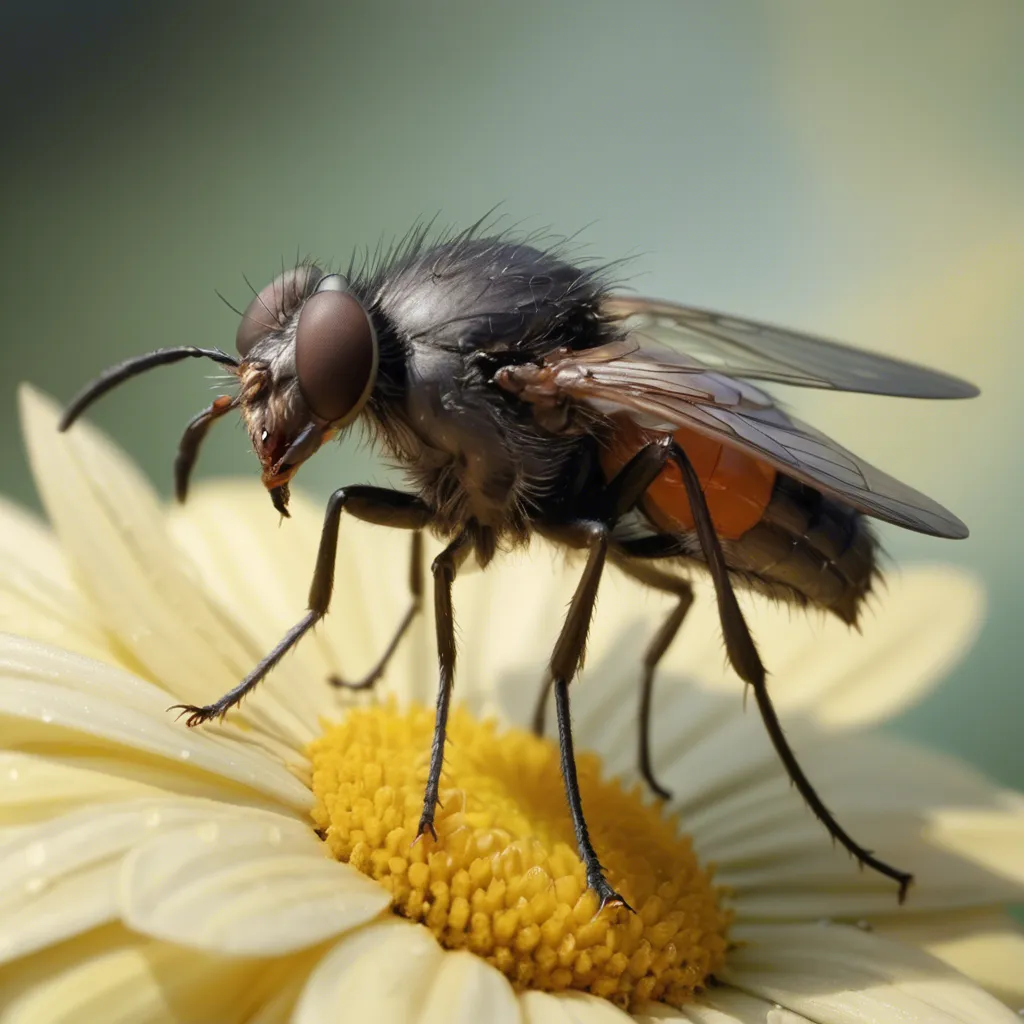 Une mouche dans L Huile