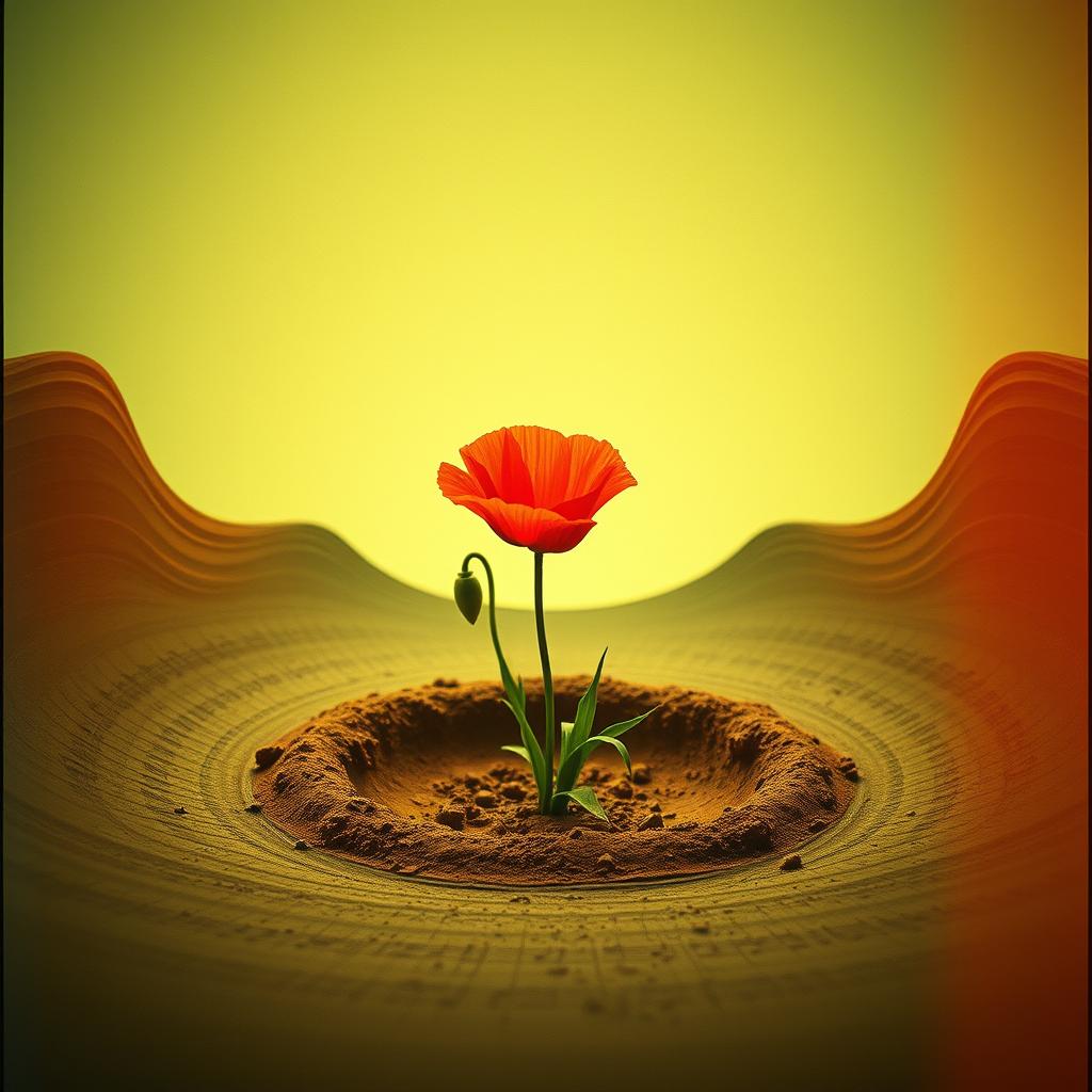 The poppy bleeds, but it spits.