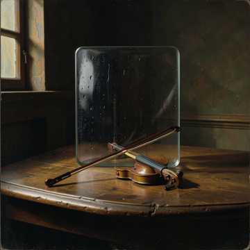 Pluie sur les grandes vitres