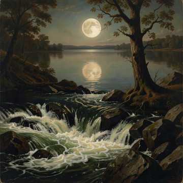 Le fleuve entre les pierres